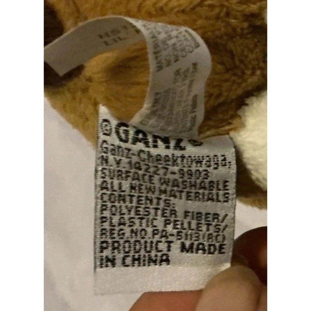 Retired Webkinz Lil' kinz HS126‎ Bulldog Plush Toy - No Code!